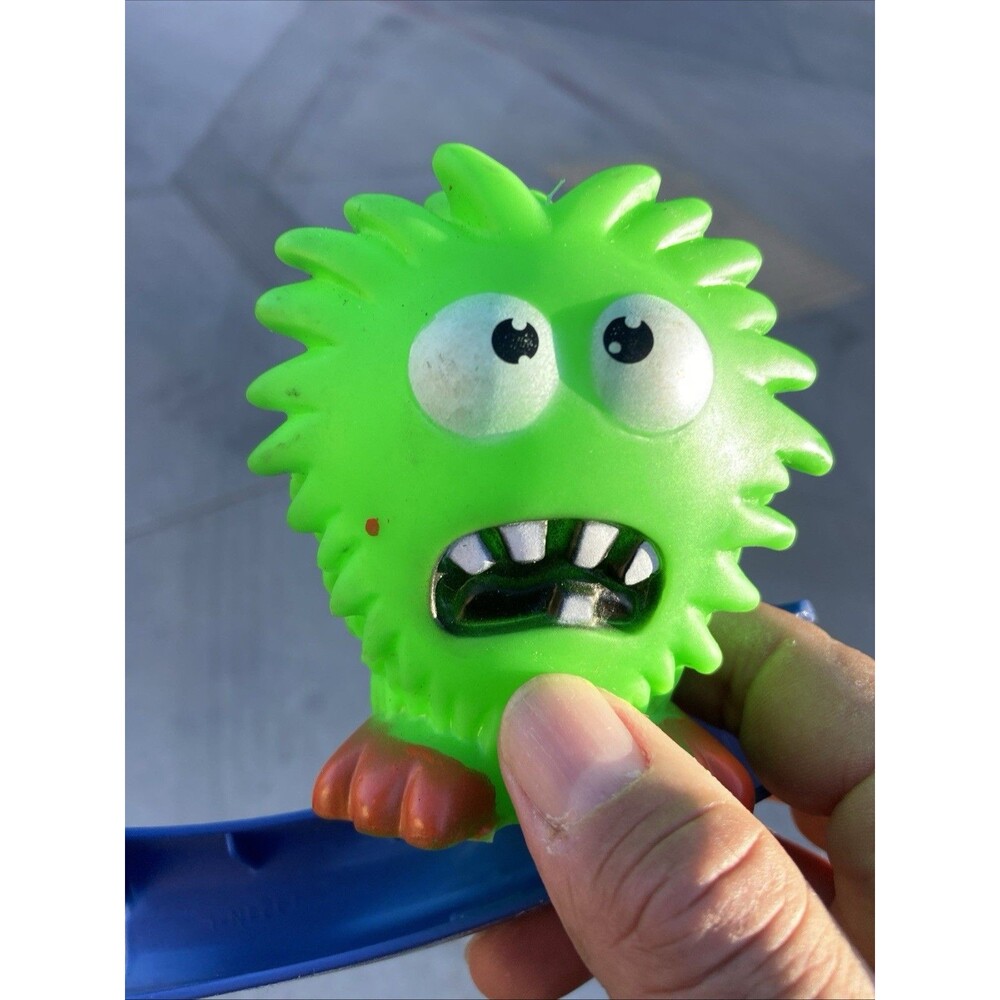 new Adorable Squeaky Vinyl Dog Toys, 3.5x3.5x1.75-in. monster green